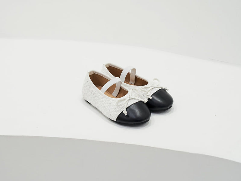 Babyzzam - Korean Children Fashion - #stylishchildhood - Line Ribbon Flat - 11