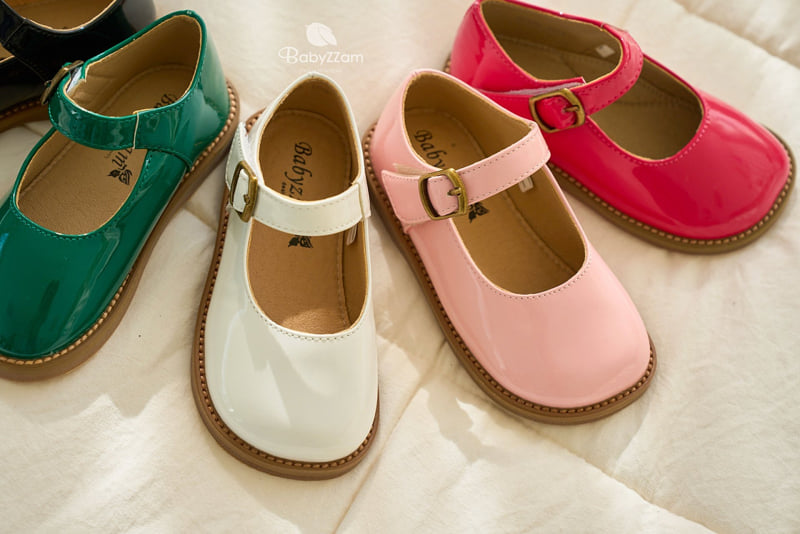 Babyzzam - Korean Children Fashion - #todddlerfashion - Enamel Flat - 2