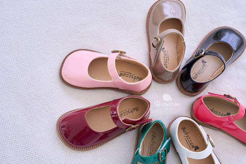 Babyzzam - Korean Children Fashion - #toddlerclothing - Enamel Flat - 3
