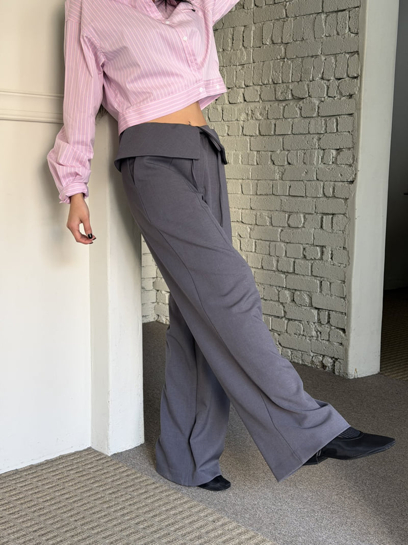 Baguette - Korean Women Fashion - #momslook - Flip Long Pants