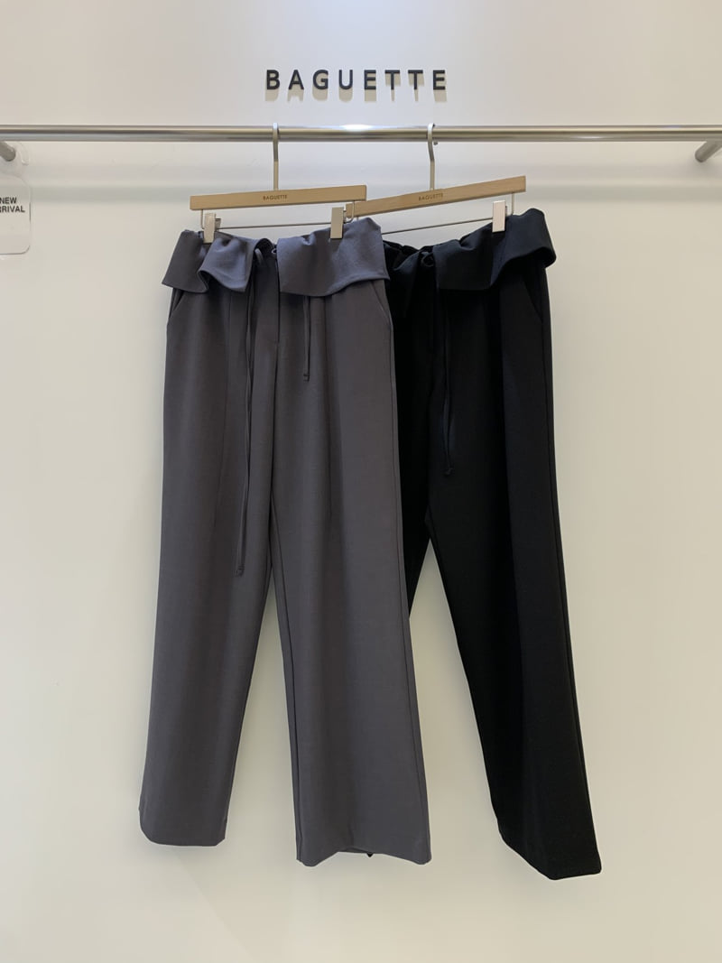 Baguette - Korean Women Fashion - #momslook - Flip Long Pants - 9