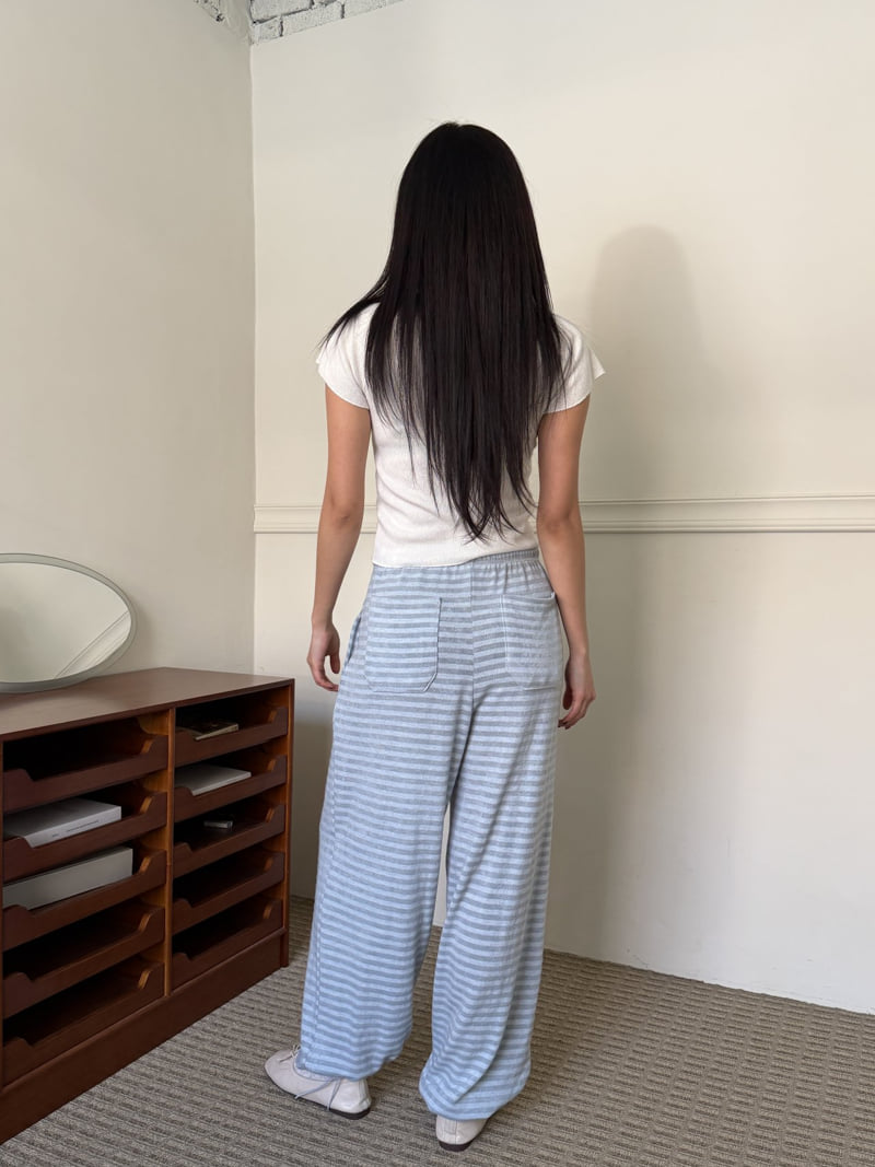Baguette - Korean Women Fashion - #momslook - Stripe Jogger Pants - 6
