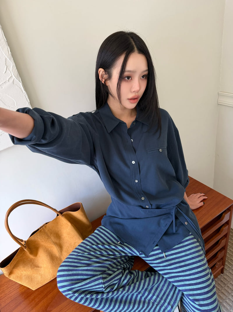 Baguette - Korean Women Fashion - #momslook - Dublin Wrap Shirt - 6