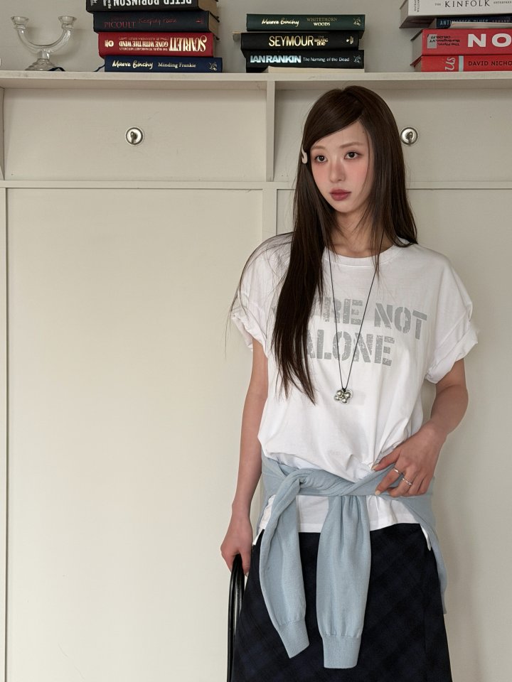 Baguette - Korean Women Fashion - #momslook - Nothing Tee - 2