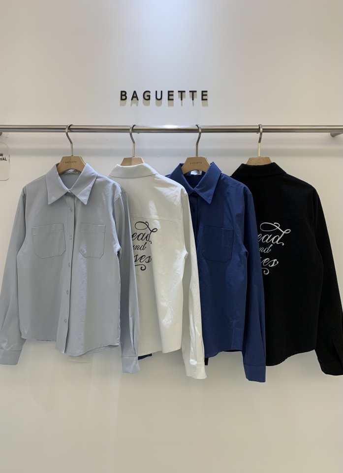 Baguette - Korean Women Fashion - #momslook - Breed Embroidered Shirt