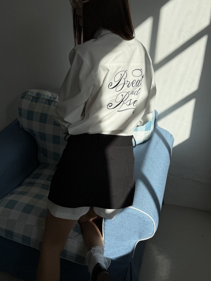 Baguette - Korean Women Fashion - #momslook - Breed Embroidered Shirt - 3