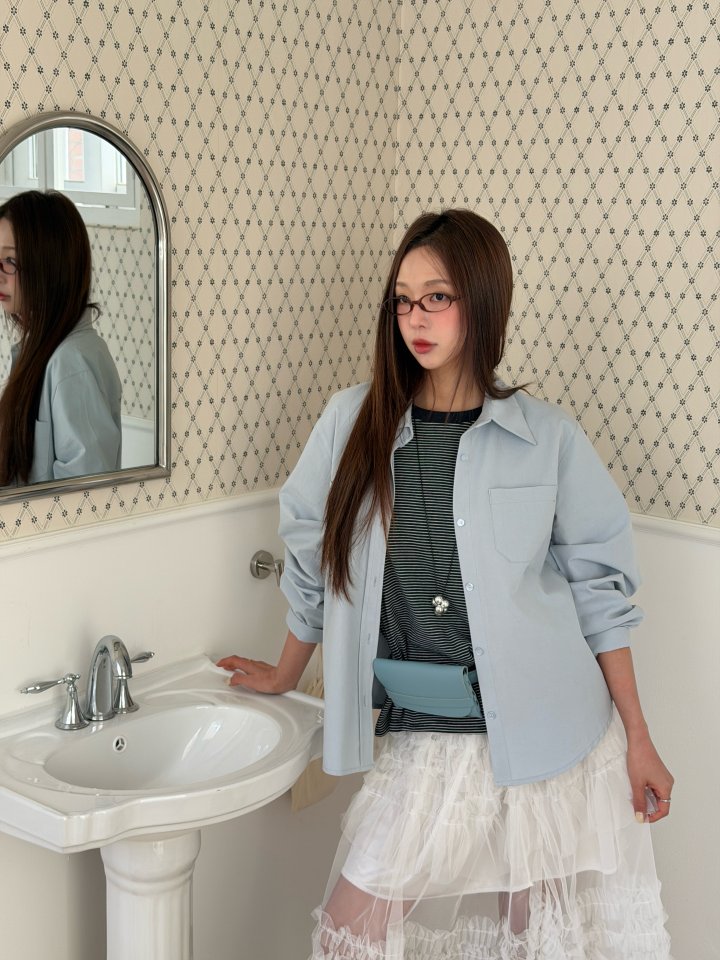 Baguette - Korean Women Fashion - #momslook - Breed Embroidered Shirt - 9