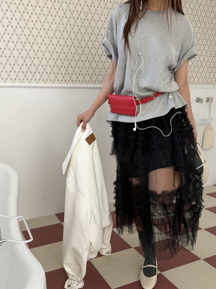 Baguette - Korean Women Fashion - #momslook - Bunny Tiered Skirt - 12