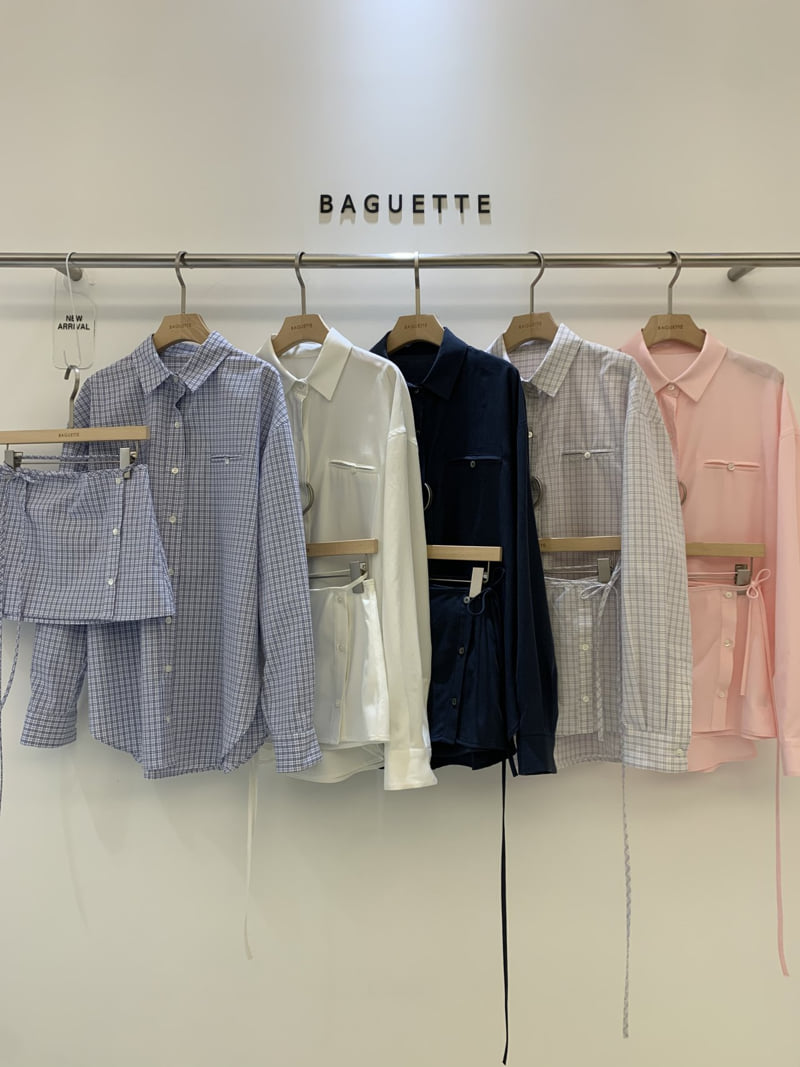 Baguette - Korean Women Fashion - #restrostyle - Dublin Wrap Shirt - 12