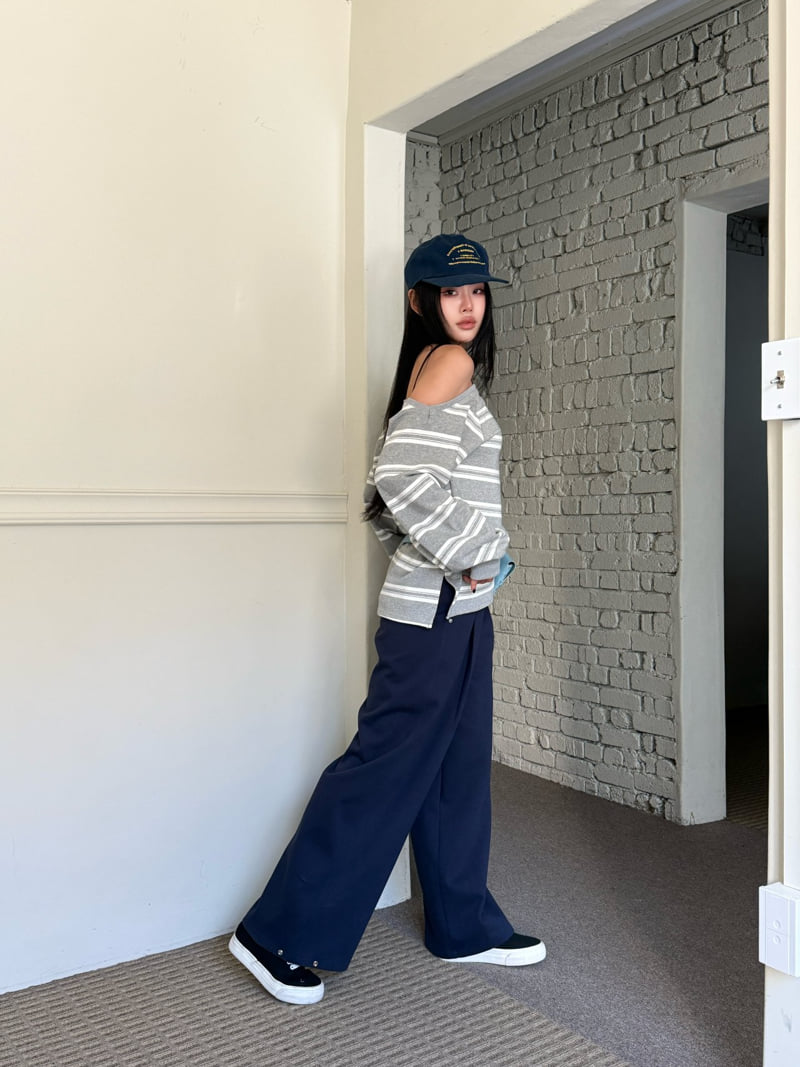 Baguette - Korean Women Fashion - #restrostyle - Wide Tuck Pants - 11