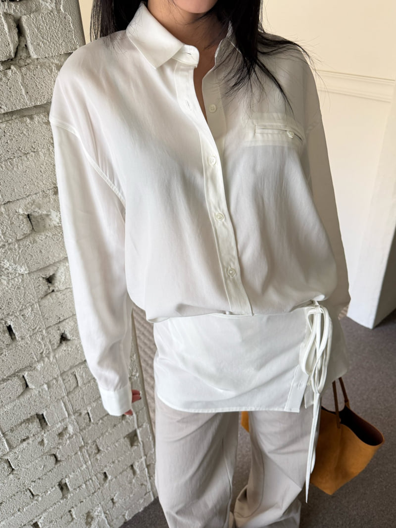 Baguette - Korean Women Fashion - #vintageinspired - Dublin Wrap Shirt - 9