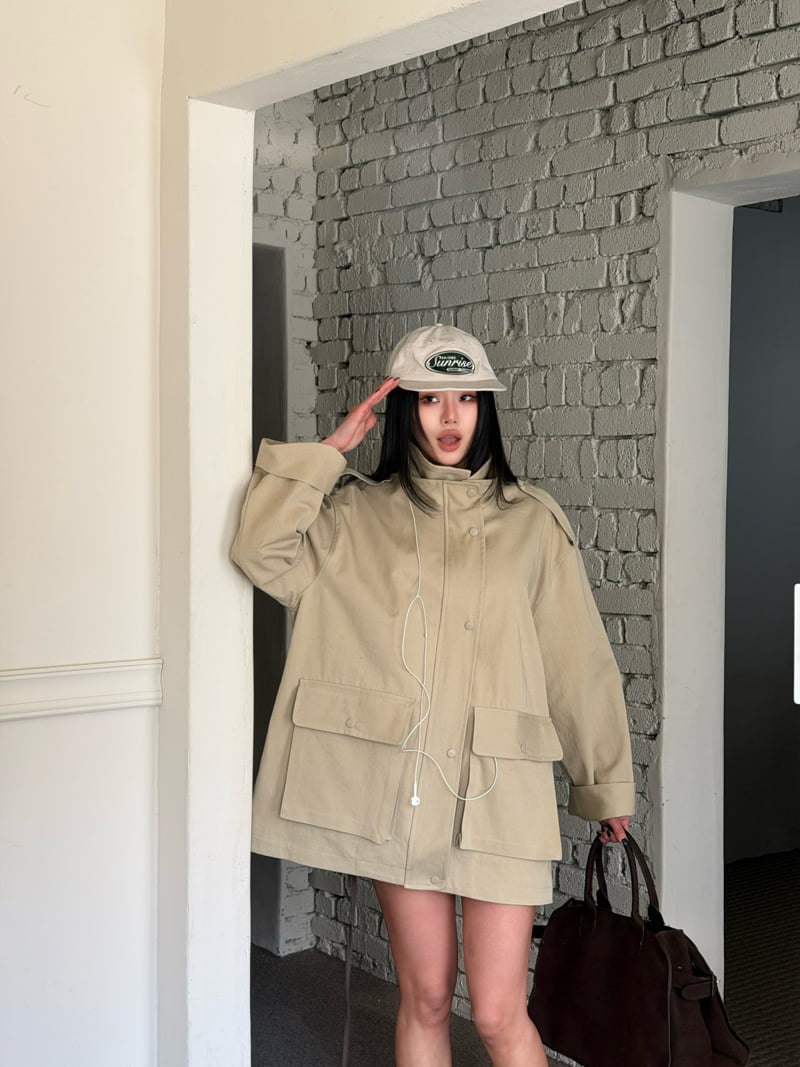 Baguette - Korean Women Fashion - #womensfashion - Classic Field Jacket - 3