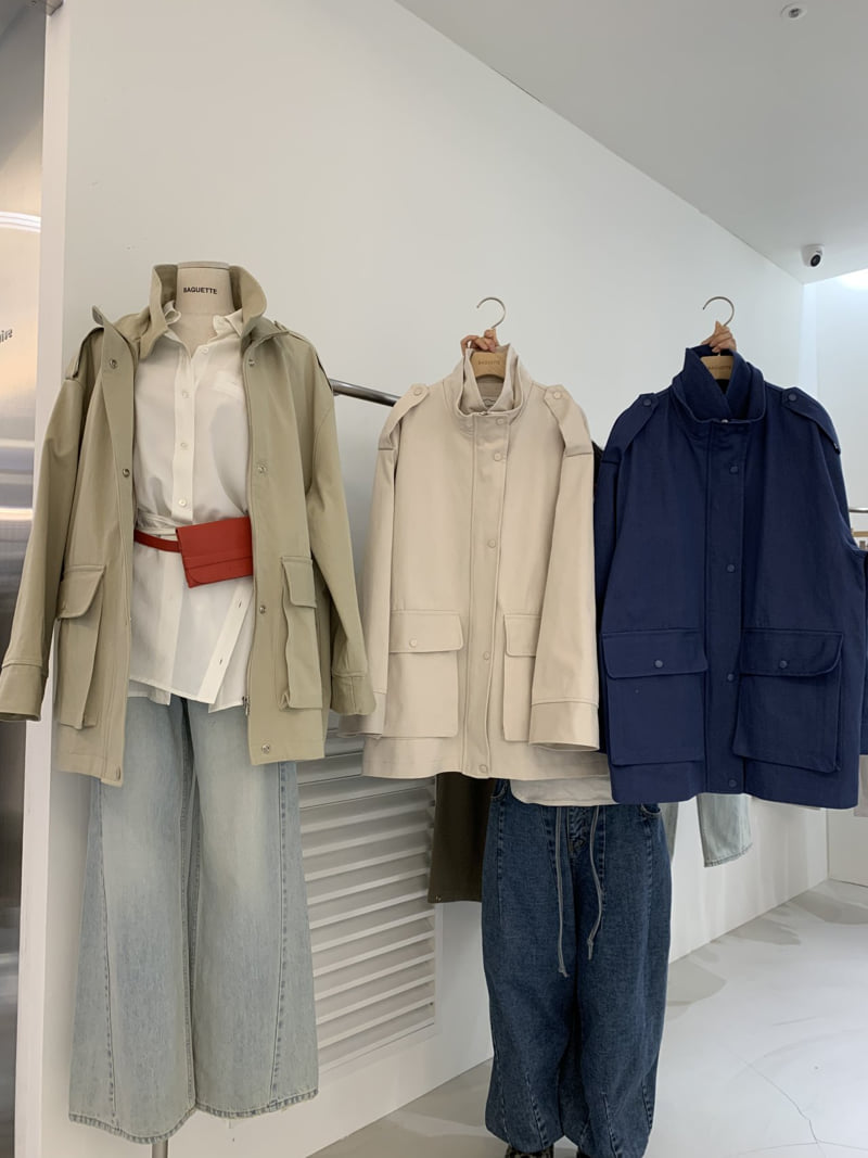Baguette - Korean Women Fashion - #womensfashion - Classic Field Jacket - 5