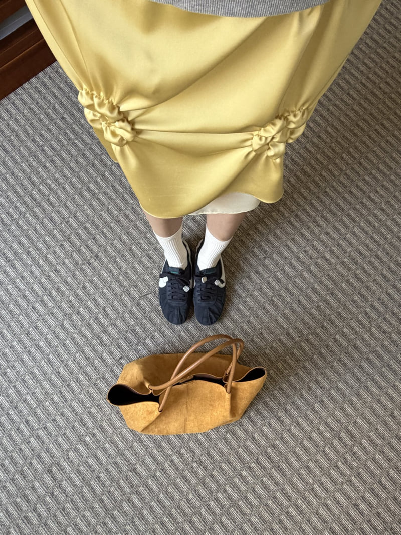 Baguette - Korean Women Fashion - #womensfashion - Puff Flower Skirt - 3