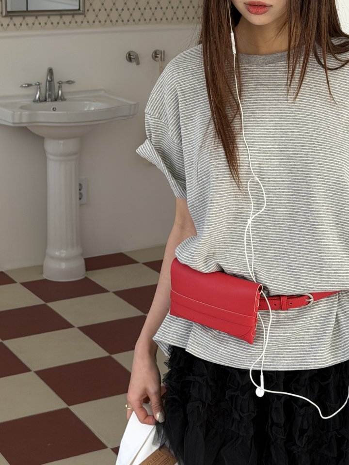 Baguette - Korean Women Fashion - #womensfashion - Muse Striped Tee - 5