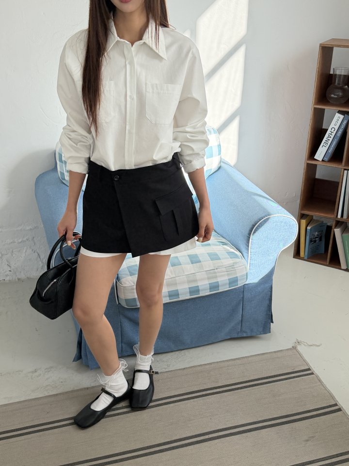 Baguette - Korean Women Fashion - #womensfashion - Breed Embroidered Shirt - 2