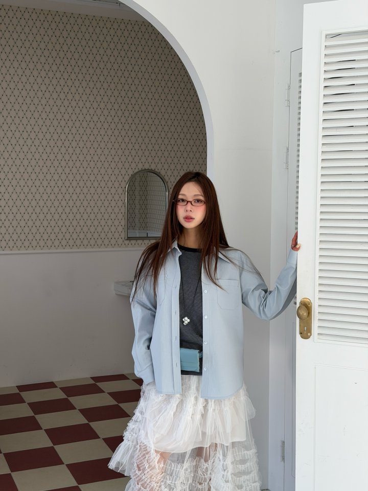 Baguette - Korean Women Fashion - #womensfashion - Breed Embroidered Shirt - 8