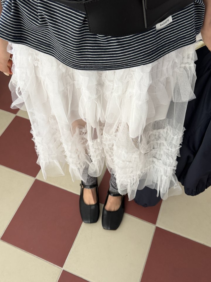Baguette - Korean Women Fashion - #womensfashion - Bunny Tiered Skirt - 3
