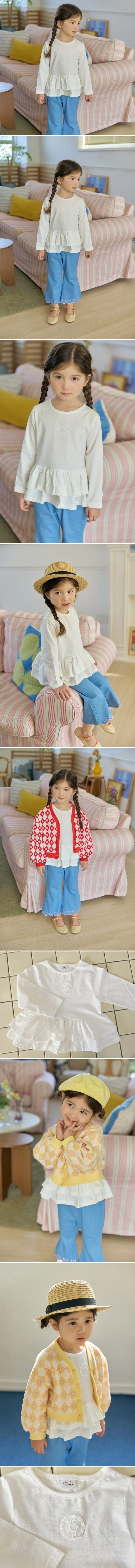 Bbb - Korean Children Fashion - #prettylittlegirls - Cancan Lace Tee