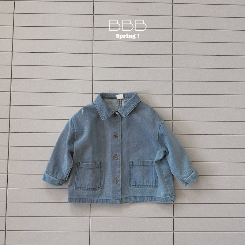 Bella Bambina - Korean Baby Fashion - #babyclothing - Bebe Jean Jacket - 3