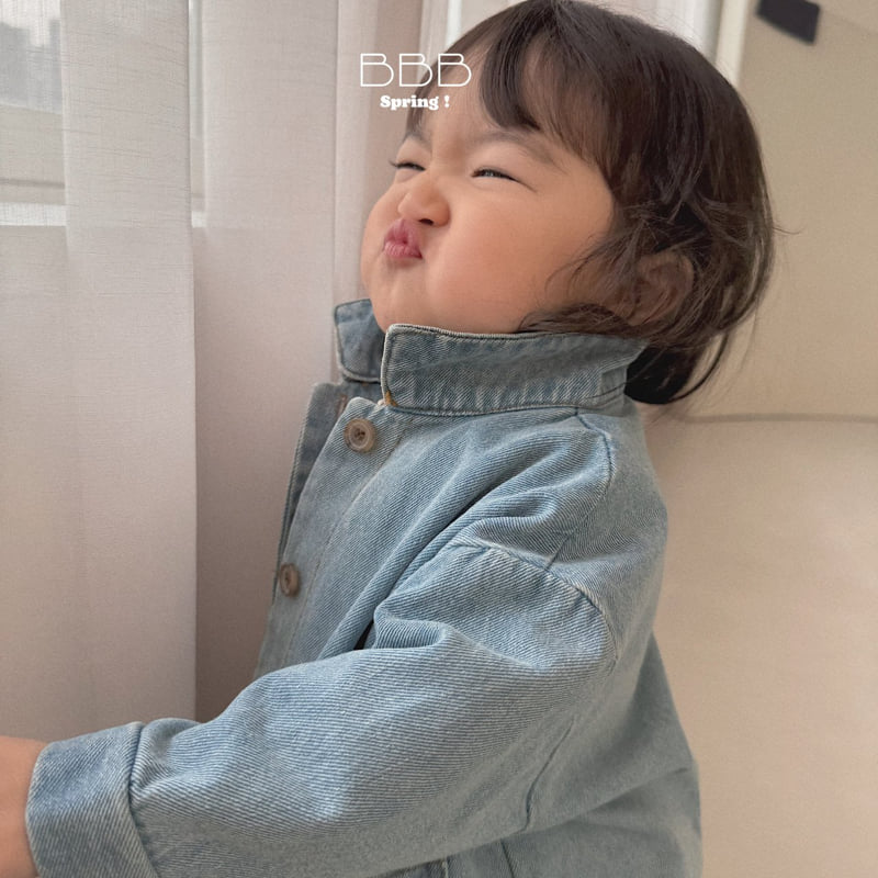 Bella Bambina - Korean Baby Fashion - #babyclothing - Bebe Jean Jacket - 4