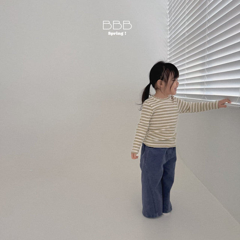 Bella Bambina - Korean Baby Fashion - #babyfashion - Stripe Rib Tee - 8