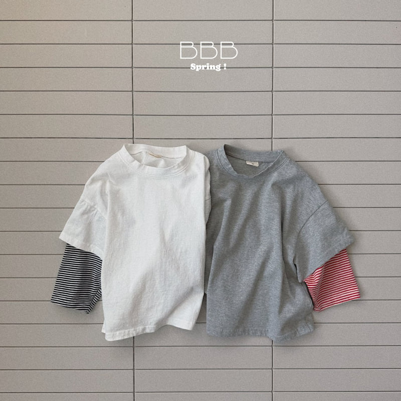 Bella Bambina - Korean Baby Fashion - #babygirlfashion - Stripe Layered Tee