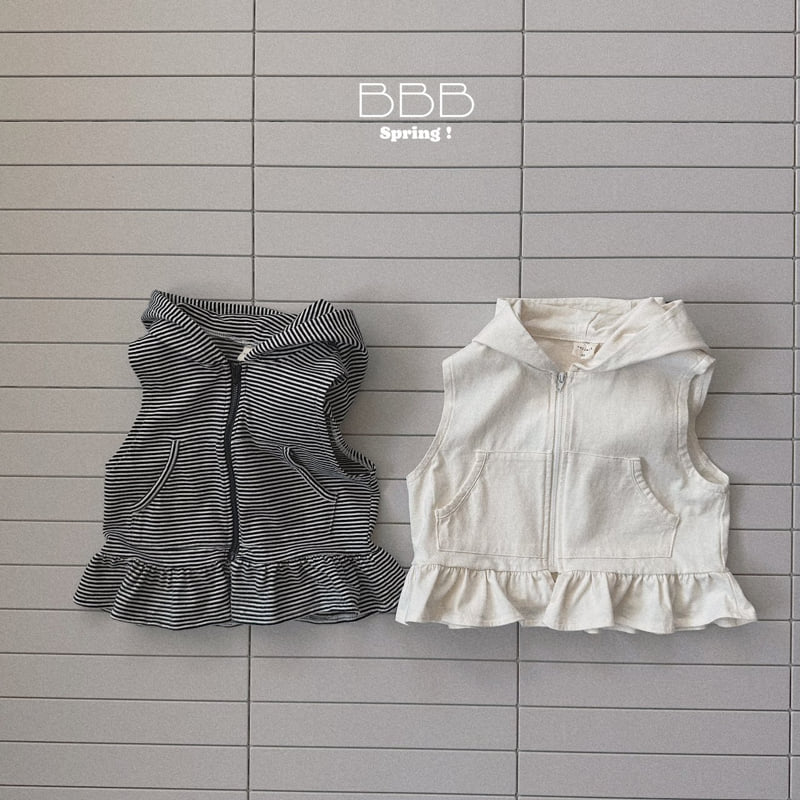 Bella Bambina - Korean Baby Fashion - #babylifestyle - Shirring Hood Vest