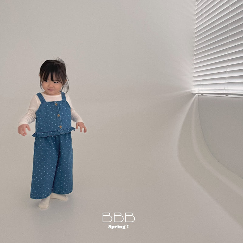 Bella Bambina - Korean Baby Fashion - #babylifestyle - Bebe Heart Denim Vest - 4