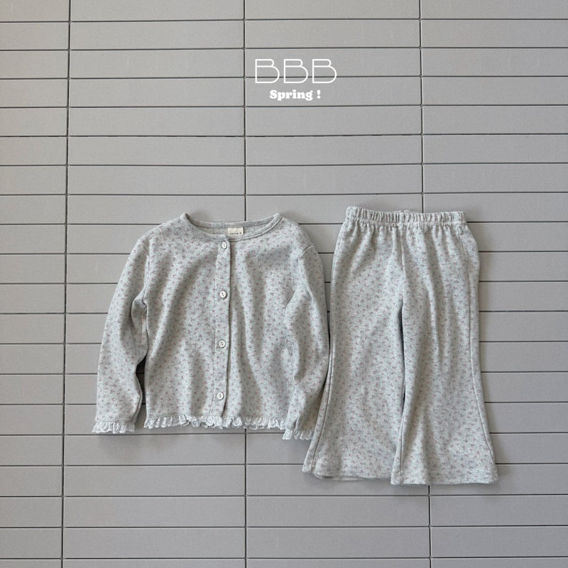 Bella Bambina - Korean Baby Fashion - #babyootd - Bebe Flower Cardigan - 7