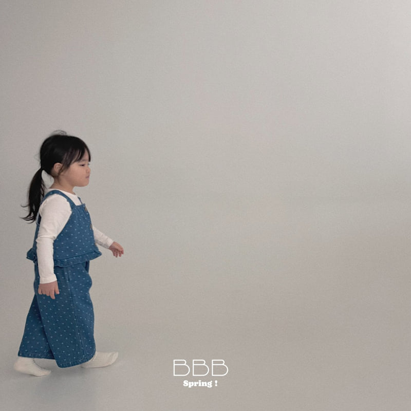 Bella Bambina - Korean Baby Fashion - #babyootd - Bebe Heart Denim Vest - 5