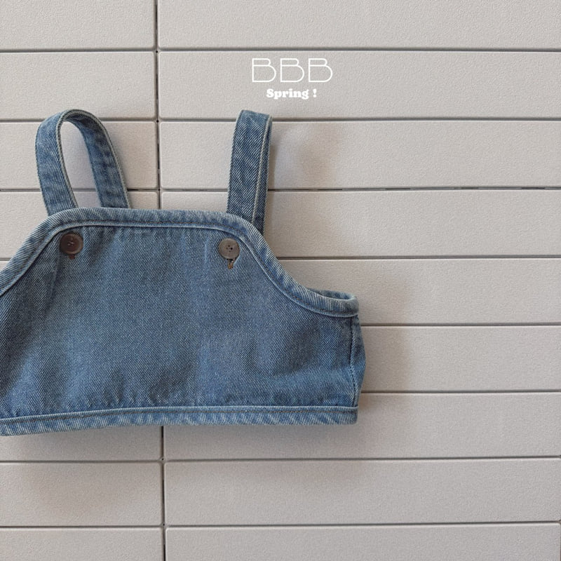Bella Bambina - Korean Baby Fashion - #babyootd - Denim Under Vest - 3