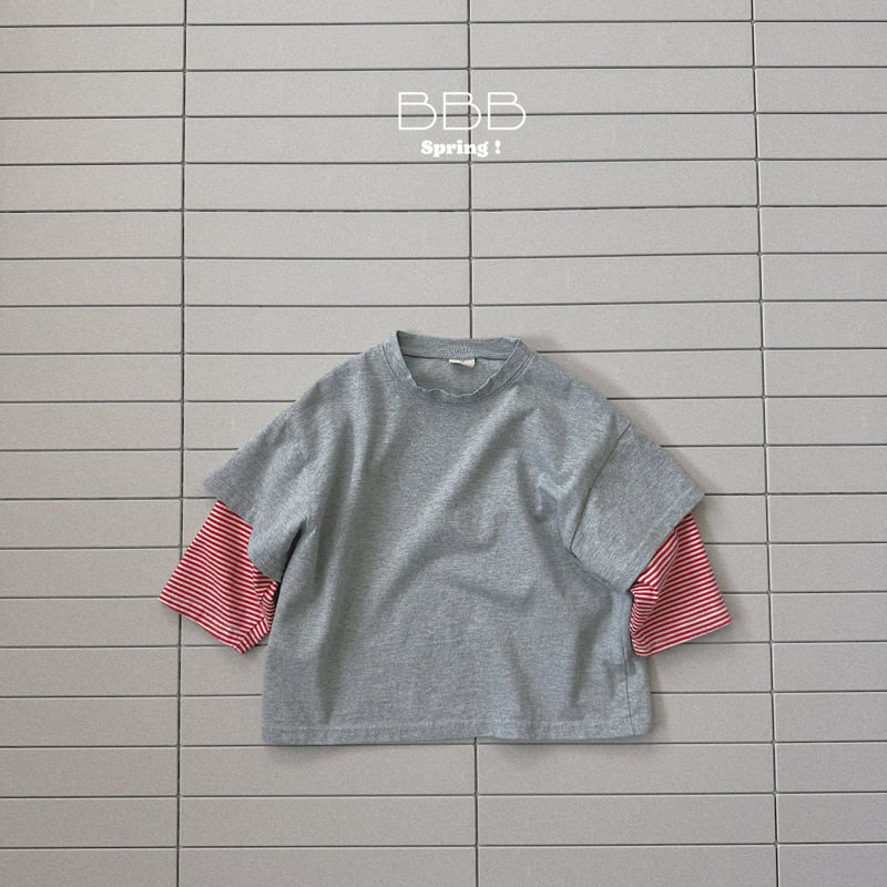 Bella Bambina - Korean Baby Fashion - #babyoninstagram - Stripe Layered Tee - 4