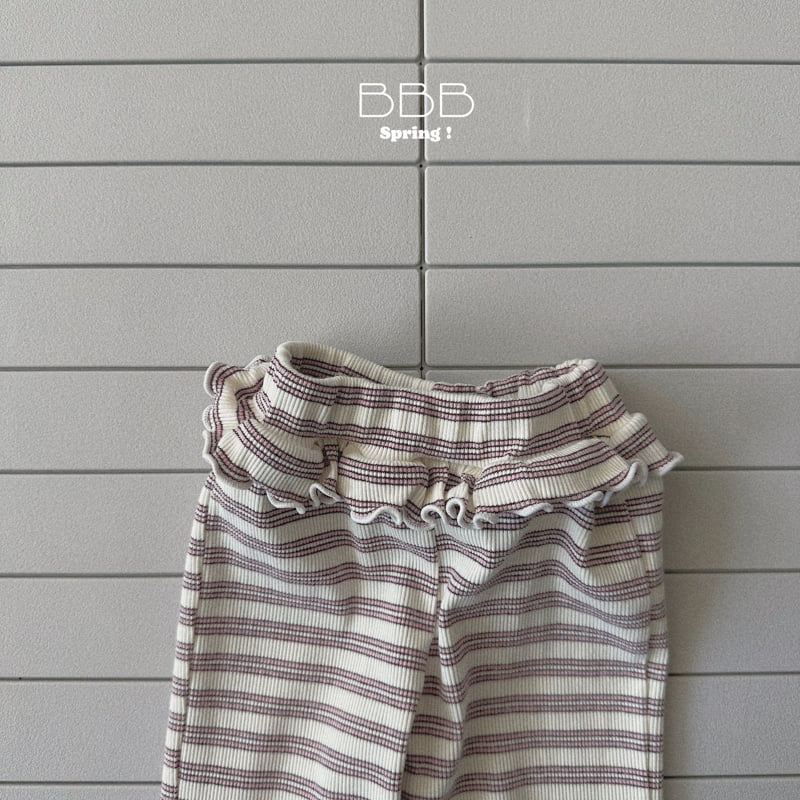 Bella Bambina - Korean Baby Fashion - #babyootd - Ribbed Wave Pants - 6