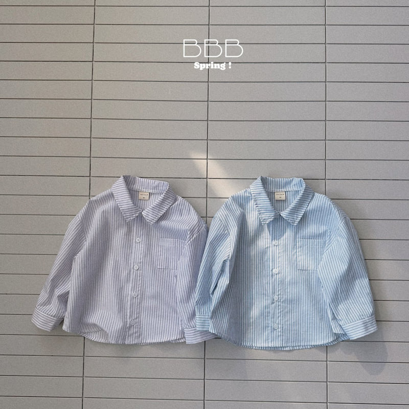 Bella Bambina - Korean Baby Fashion - #babyoutfit - Moi Stripe Shirt