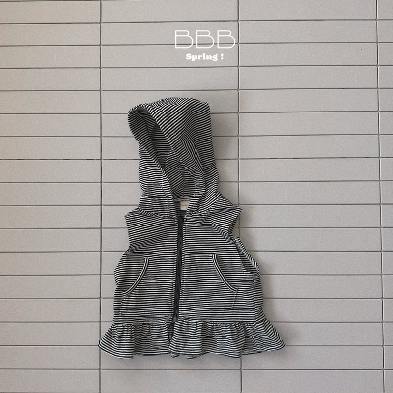 Bella Bambina - Korean Baby Fashion - #babyoutfit - Shirring Hood Vest - 5