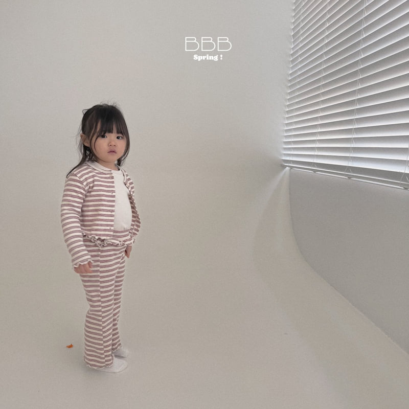 Bella Bambina - Korean Baby Fashion - #babyoutfit - Ribbed Frill Wave Set - 9
