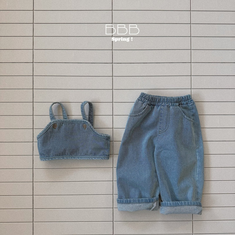Bella Bambina - Korean Baby Fashion - #babywear - Garden Denim Pants - 5