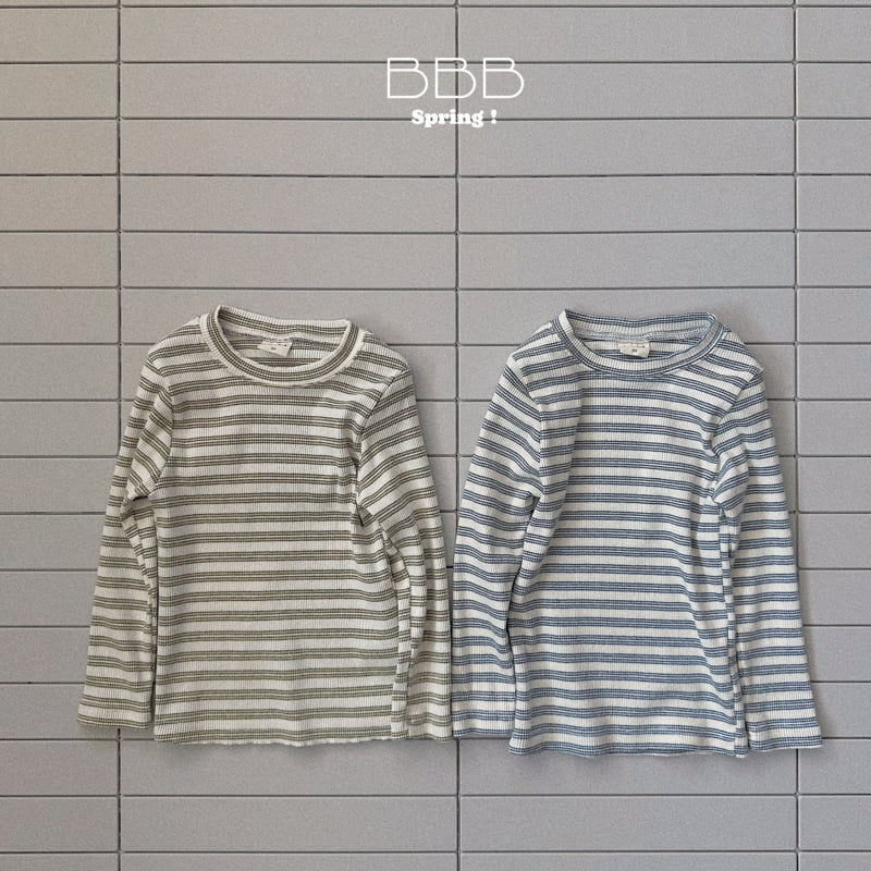Bella Bambina - Korean Baby Fashion - #babywear - Stripe Rib Tee
