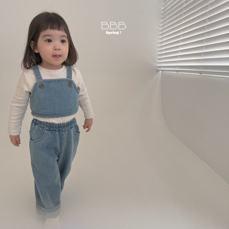 Bella Bambina - Korean Baby Fashion - #babywear - Denim Under Vest - 6