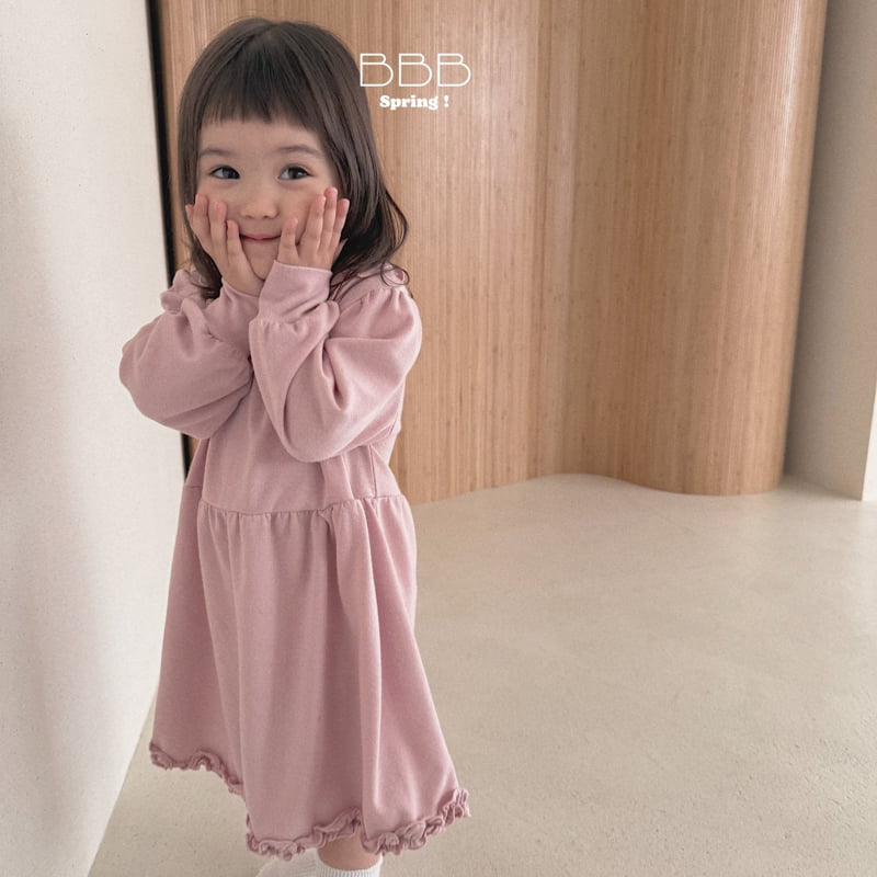 Bella Bambina - Korean Baby Fashion - #onlinebabyshop - Bebe Line Ruffle One-piece - 12