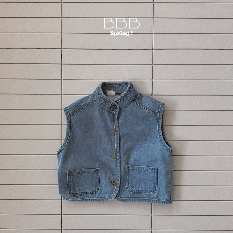 Bella Bambina - Korean Baby Fashion - #onlinebabyshop - Tiny Denim Vest