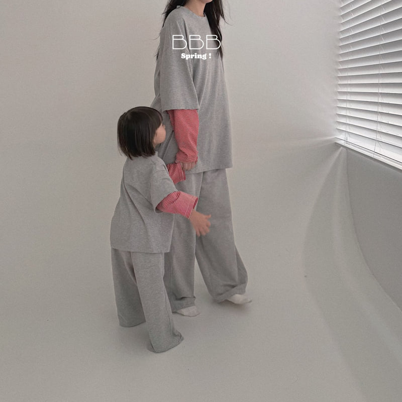 Bella Bambina - Korean Women Fashion - #momslook - Layered Stripe Tee (Adult) - 10