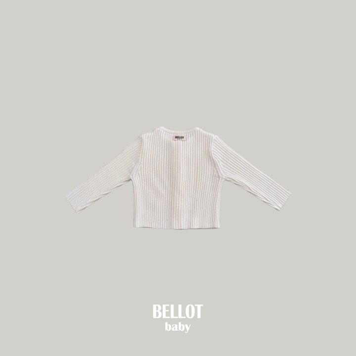 Bellot - Korean Baby Fashion - #babyboutique - Bebe Rua Ribbed Cardigan - 4