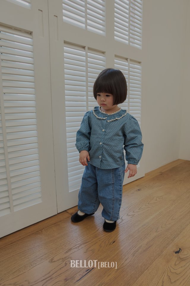 Bellot - Korean Baby Fashion - #babyboutique - Bebe Loop Denim Pants - 8