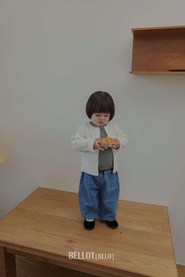 Bellot - Korean Baby Fashion - #babyclothing - Bebe Rua Ribbed Cardigan - 6