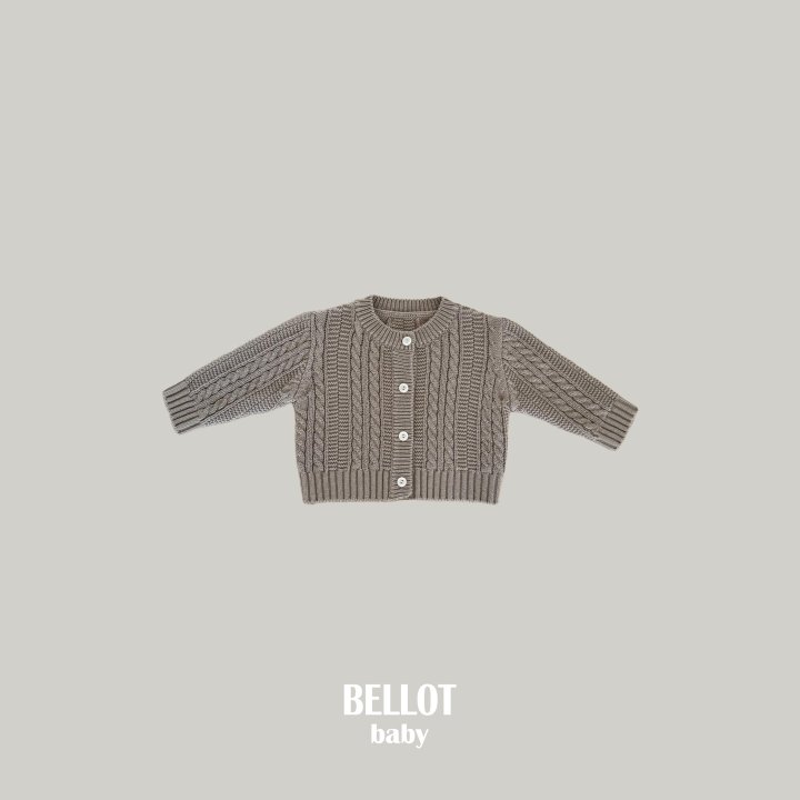 Bellot - Korean Baby Fashion - #babyfashion - Bebe Mauve Cardigan - 5