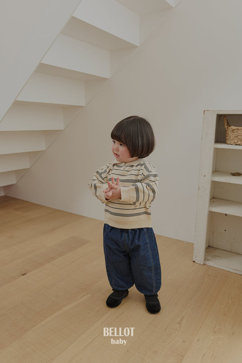 Bellot - Korean Baby Fashion - #babyfashion - Bebe Loop Denim Pants - 11