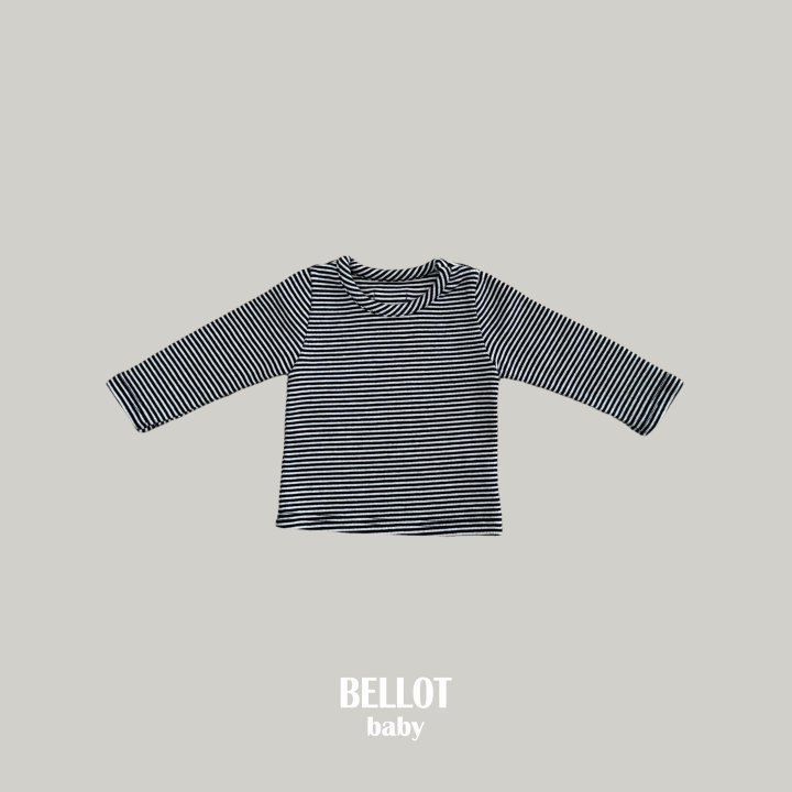 Bellot - Korean Baby Fashion - #babyfashion - Bebe Lenny Stripe Tee - 5