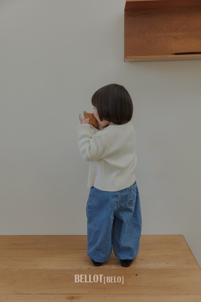 Bellot - Korean Baby Fashion - #babyfever - Bebe Rua Ribbed Cardigan - 8